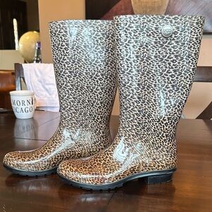UGG Animal Print Waterproof Boots